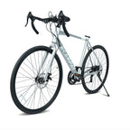 700C Road Bike - Lightweight Aluminum Frame, 16-Speed & Dual Disc Brakes