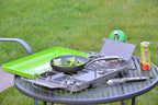 Flame King 2 Burner Portable Propane Gas Camping Stove Grill