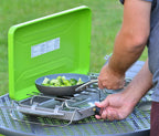 Flame King 2 Burner Portable Propane Gas Camping Stove Grill