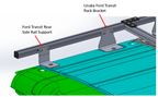 FORD TRANSIT - 148EXT REAR STANDARD ROOF RACK BRACKETS - SET OF 2