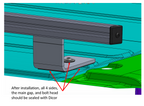 FORD TRANSIT - 148EXT REAR STANDARD ROOF RACK BRACKETS - SET OF 2