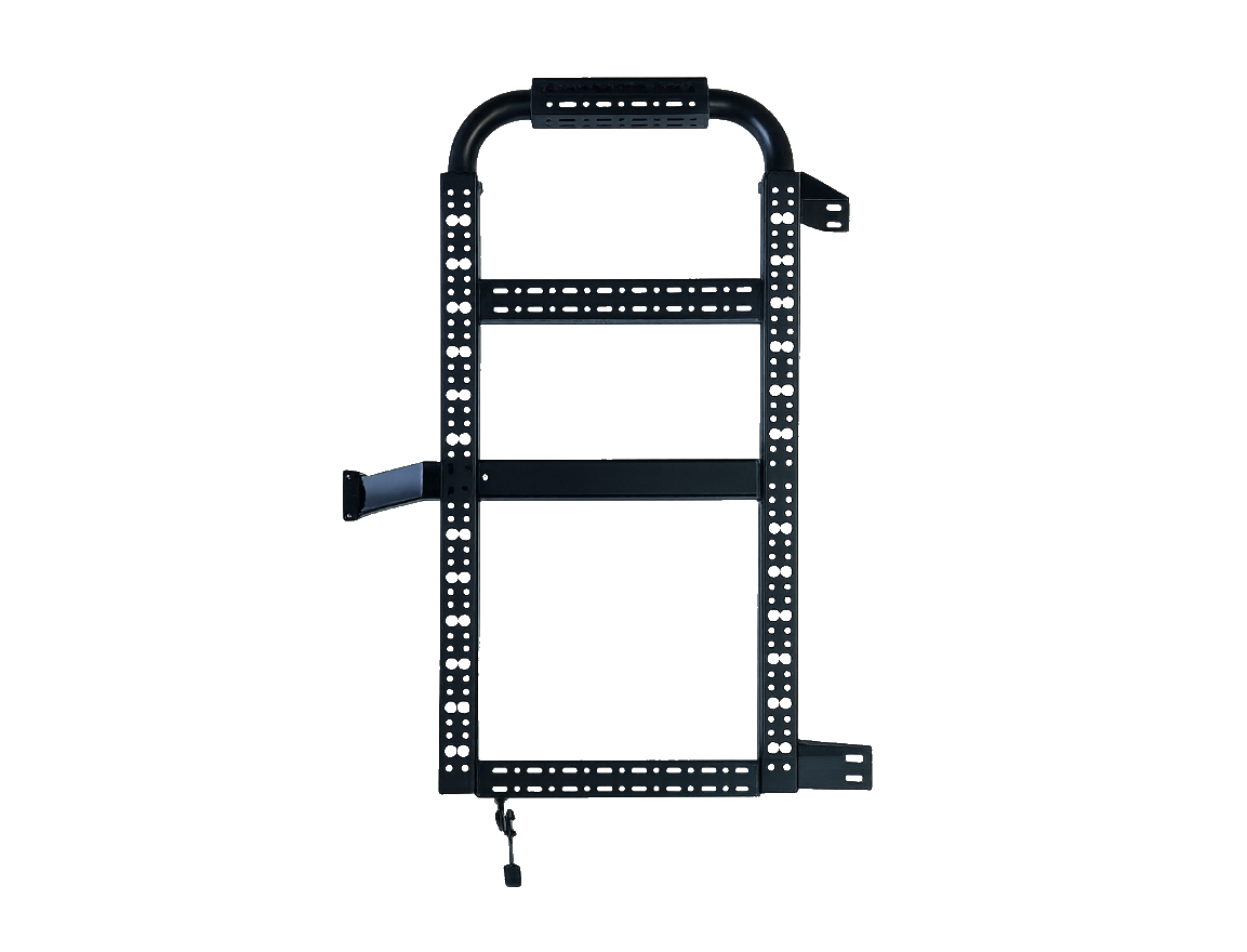 Sprinter Rear Door Aluminum Gear Rack - No Drill