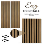 2-Pack Acoustic Wall Panels – Oiled Oak