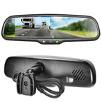 Master Tailgaters 10.5" Rear View Mirror with 4.3" LCD Screen | Rearview Universal Fit Mount | Auto Adjusting Brightness LCD | Anti Glare | Full Original Mirror Replacement | Easy to Install