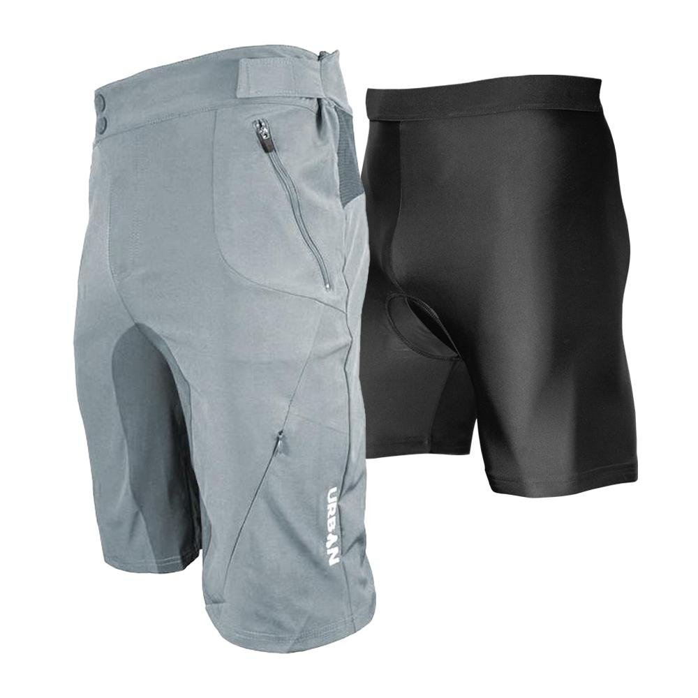 Flex MTB Trail Shorts — Soft-Shell Mountain Bike Shorts with Zip Pockets & Vents