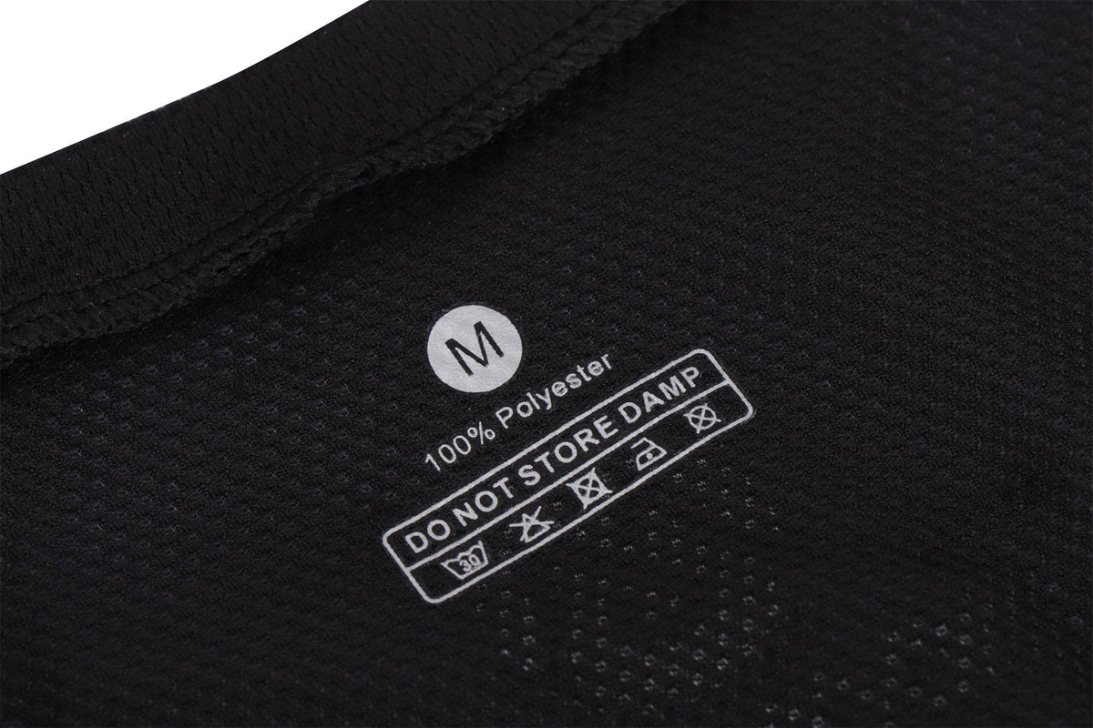 Men's Mesh Base Layer - Black Sleeveless Cycling Undershirt