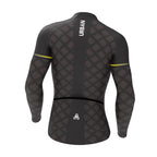 Urban Cycling Pro Carbide Thermal Long Sleeve Jersey & Cargo Bib Tights – Winter Cycling Kit for Cold-Weather Performance