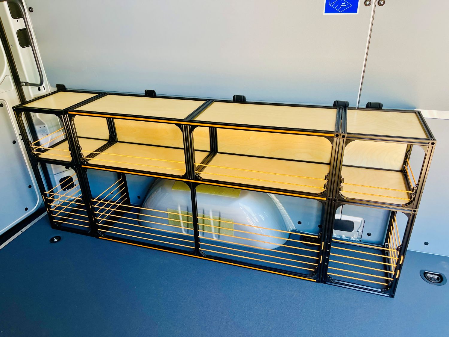 Mercedes Sprinter 144 Shelving Set - Camper Van Conversion DIY Kit