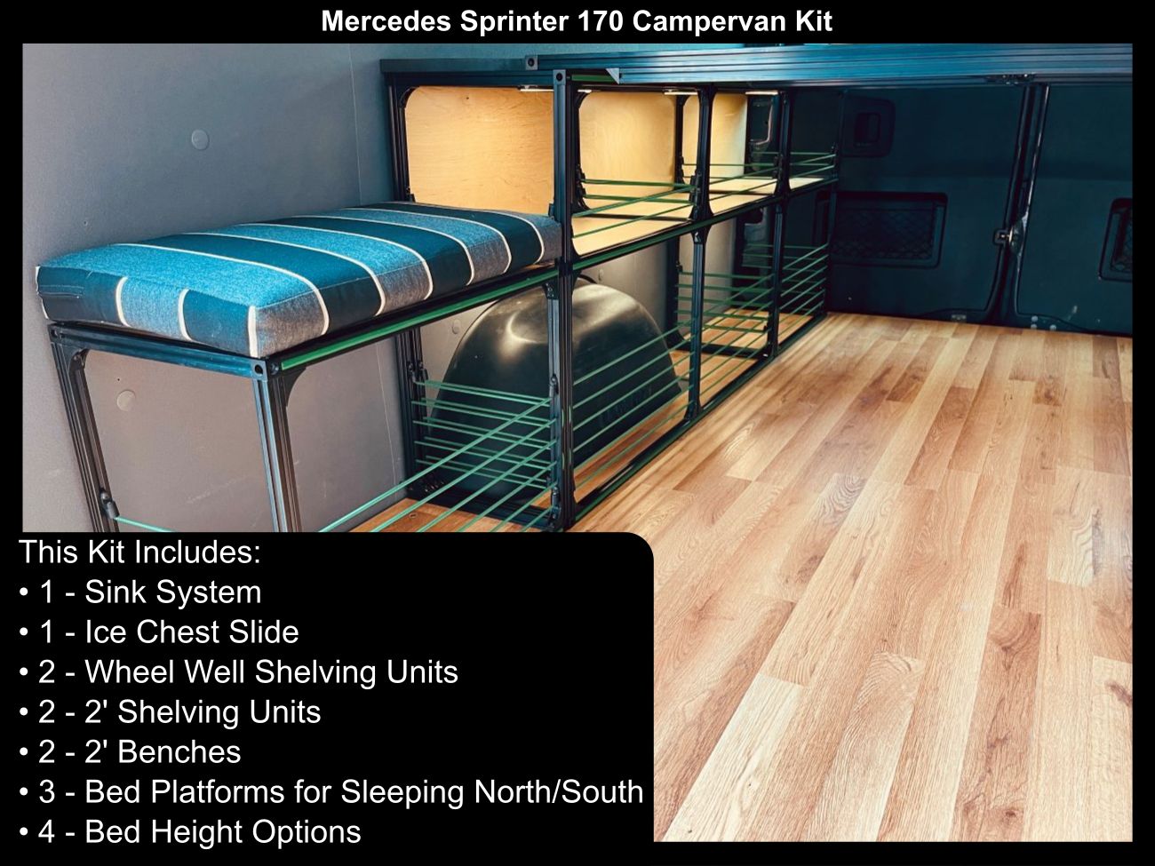 Mercedes Sprinter 170 Campervan Conversion DIY Kit