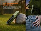 Fenix E08R UE Multi-Light EDC Flashlight With Red Light & Green Laser