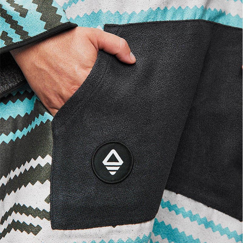 Poncho Towel: Baja Aqua