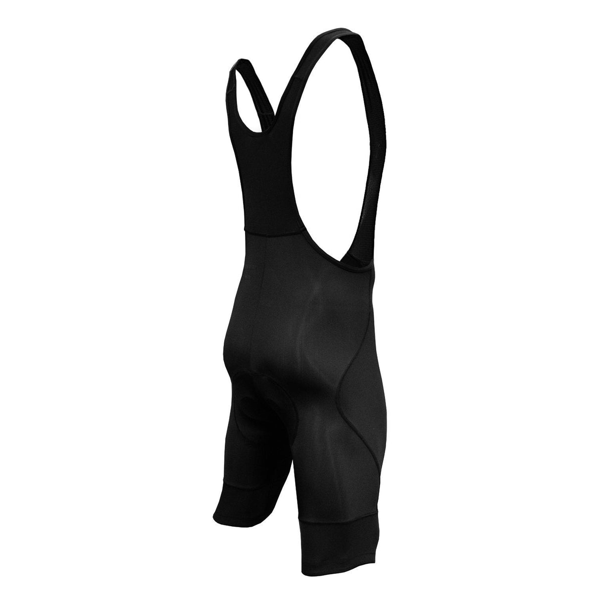 Pro Men’s Black Cycling Bib Shorts – Dual 3D Gel Pad Options for Customized Comfort & Performance