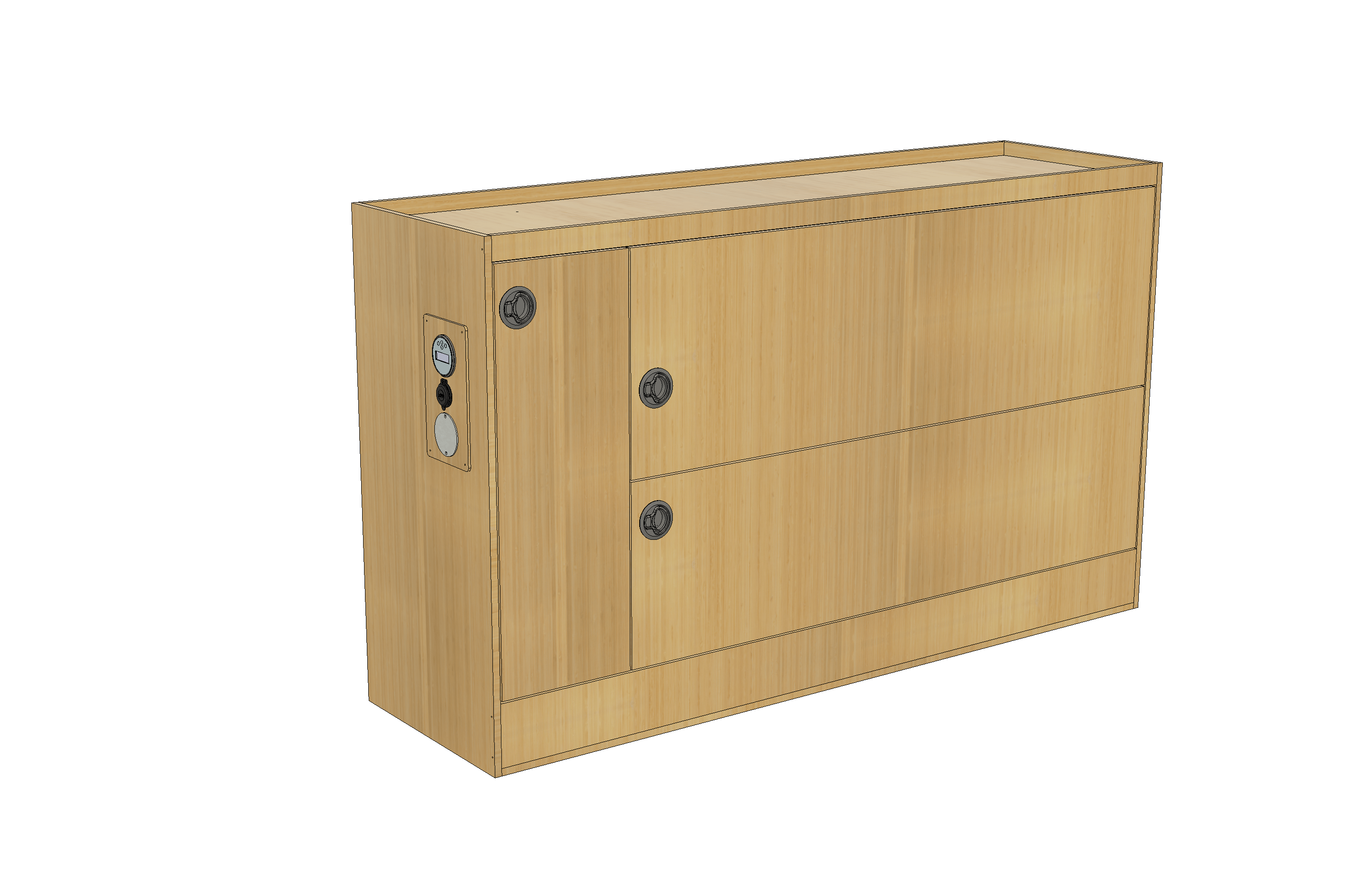 ProMaster Wheel Well Electrical Cabinet