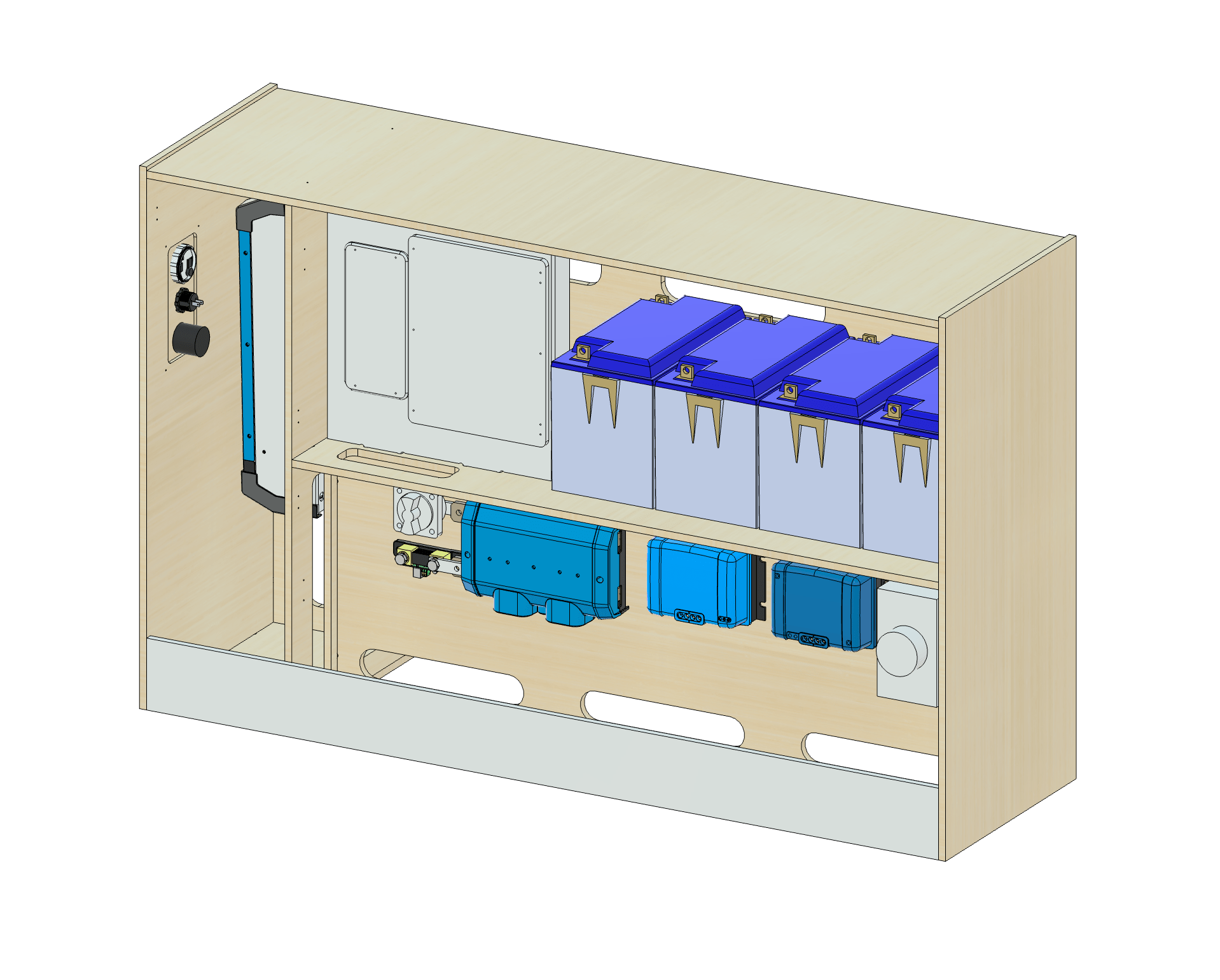ProMaster Wheel Well Electrical Cabinet