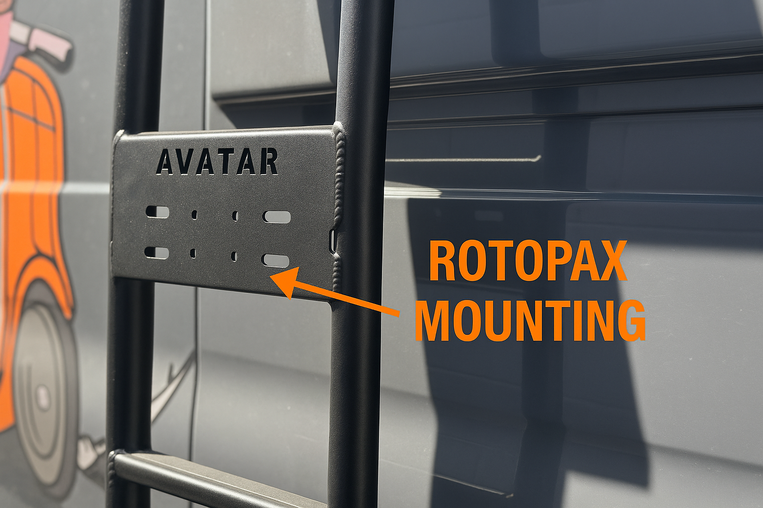 Mercedes Sprinter Van Side Ladder