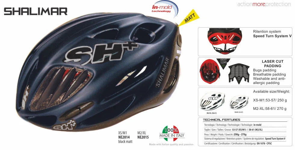 SH+ Shalimar Gravel Helmet - Black