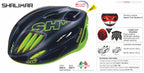 SH+ Shalimar Gravel Helmet - Black / Green