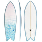 Sharky Shoreline by Ben Hicks – Limited Edition Surfboard Art