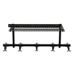 Lone Peak Ski + Shelf | Adjustable Wall Storage System | Holds 5 Pairs of Skis