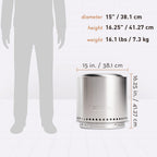 Solo Stove Bundle - Ranger/Bonfire/Yukon/Canyon 2.0 with Stand + Shelter