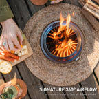 Solo Stove Mesa XL Tabletop Fire Pit with Stand | Low Smoke Outdoor Mini Fire for Urban & Suburbs | Fueled by Pellets or Wood