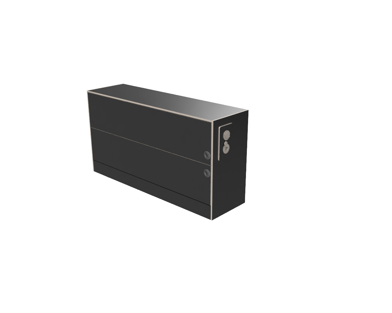 Sprinter Wheel Well Water Cabinet