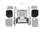 Mercedes Sprinter Middle Rear Door Storage Panels (Pair)