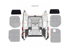 Mercedes Sprinter Upper Rear Door Storage Panels (Pair)