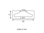 High Capacity Squared L Track