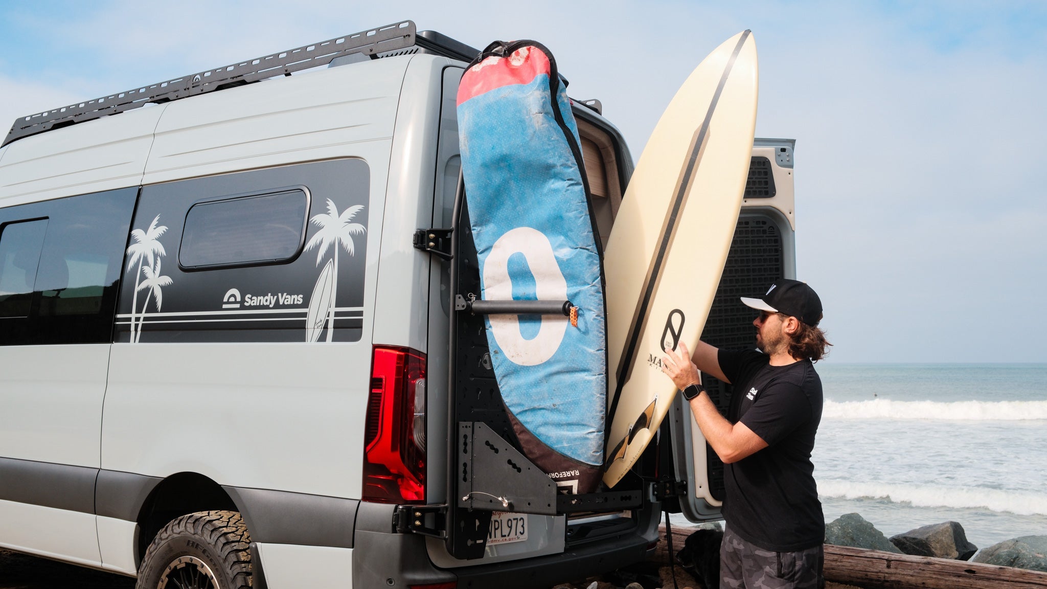 Sandy Vans Surf Rack!