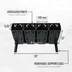 Telluride Ski Storage Rack | Holds 4 Pairs of Skis