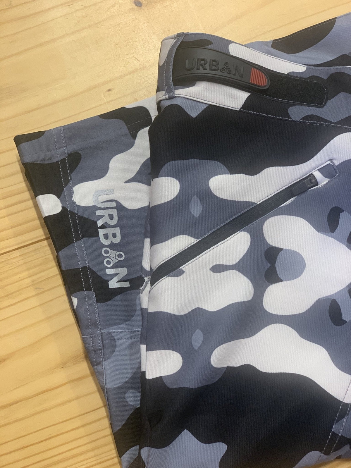 The Shredder Camo — Men's MTB Shorts with Detachable Padded Undershorts | Green & Black Camo