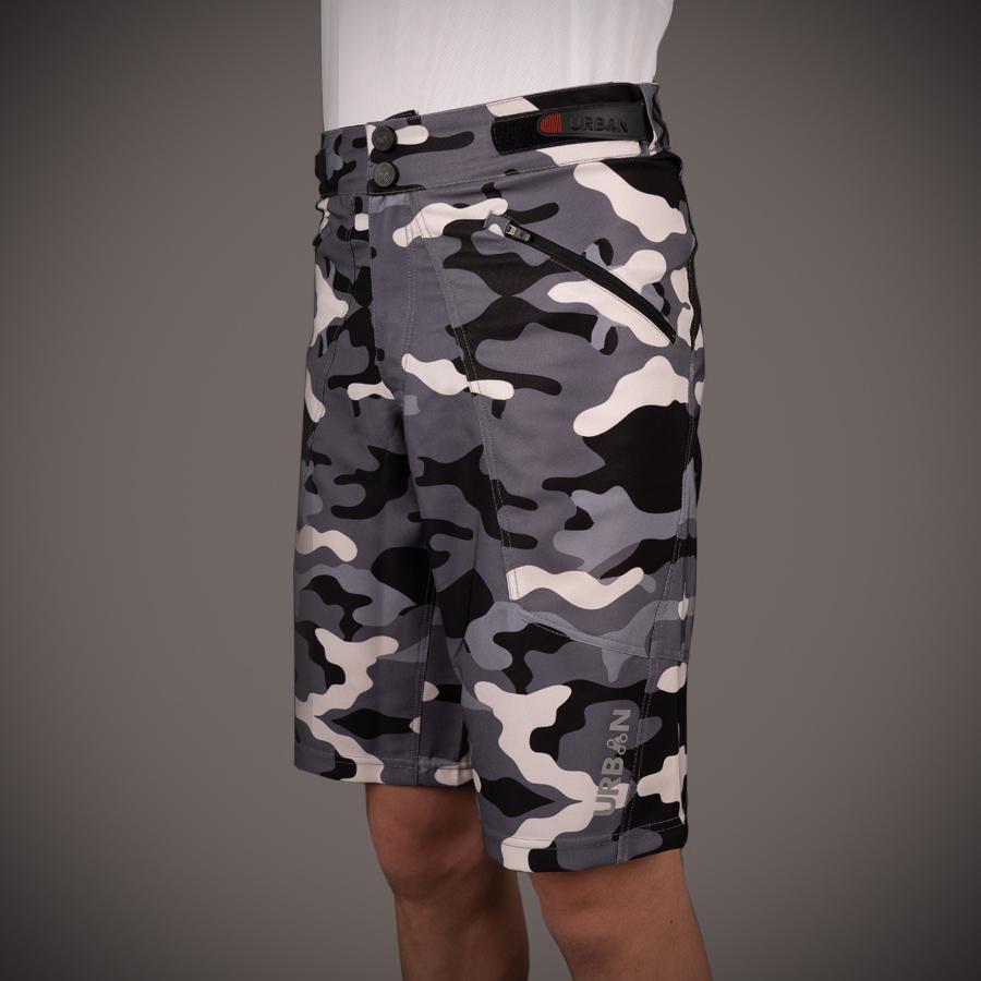 Youth MTB Shorts with Padded Undershorts | Shredder Kid's Camo Mountain Bike Shorts