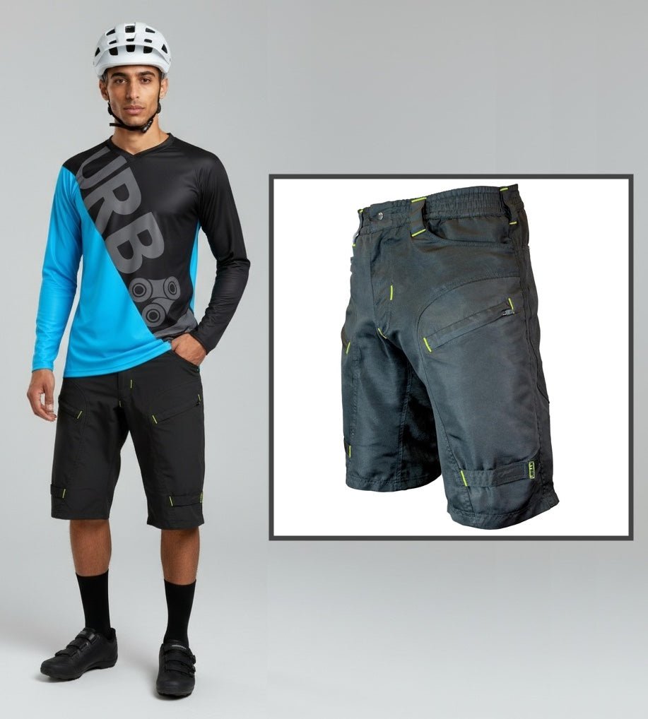 The Single Tracker MTB Cargo Shorts — Mountain Bike Ride-Ready, Quick-Dry & Secure Pocket Design