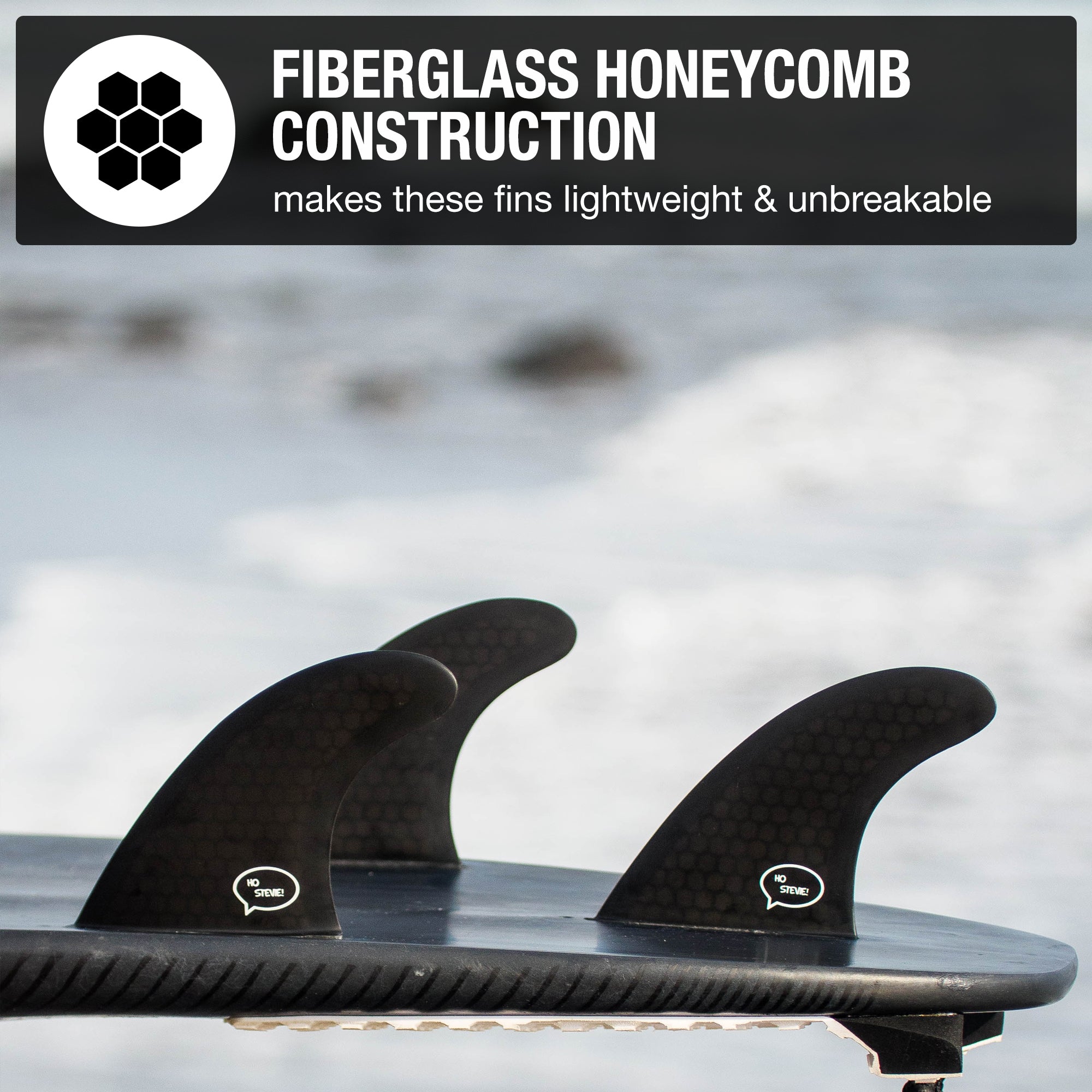 Fiberglass Honeycomb Surf Fins