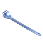 TOAKS Titanium Long Handle Spork with Polished Bowl | Ultralight Backpacking Utensil