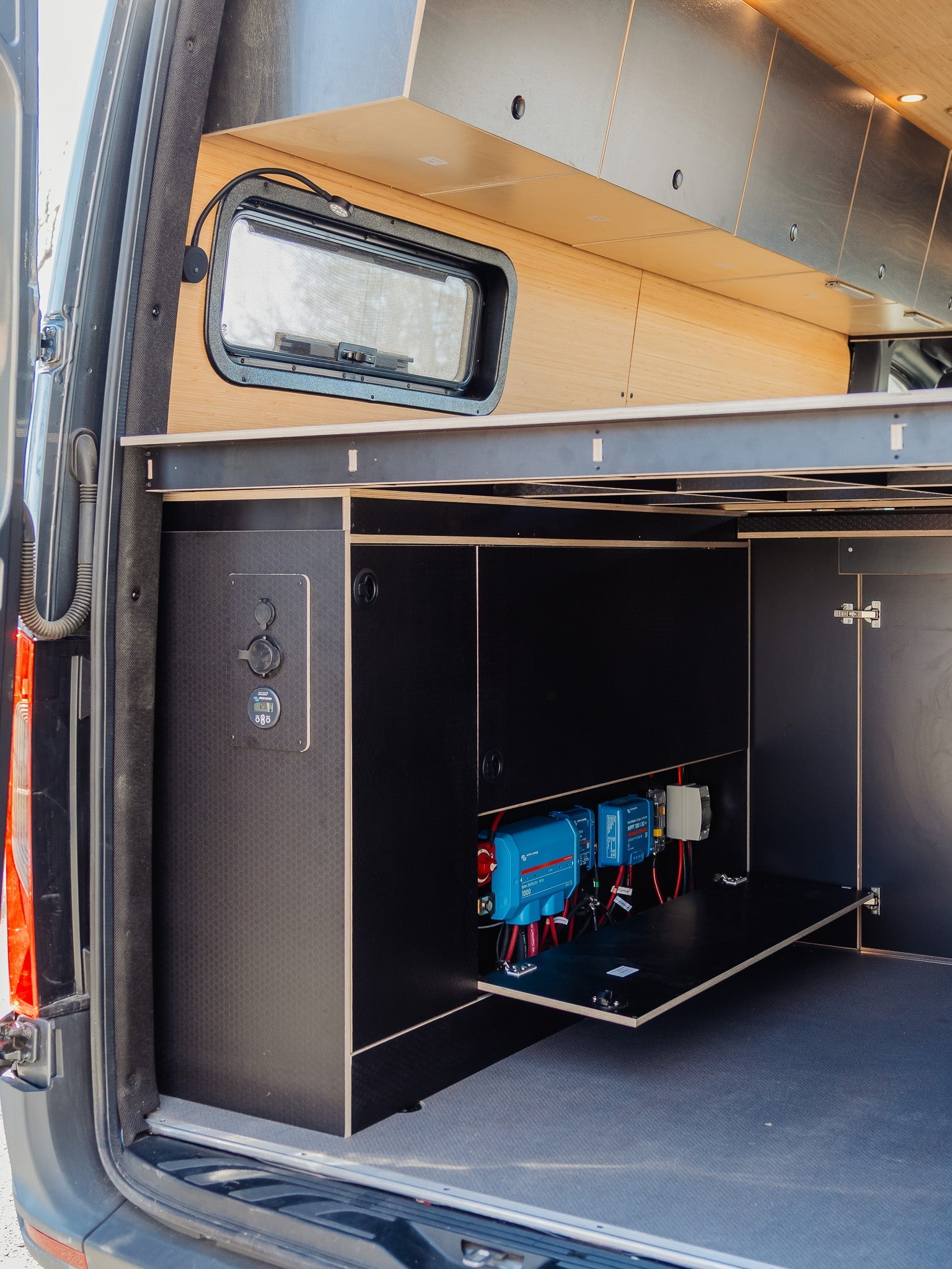 Sprinter Wheel Well Electrical Cabinet