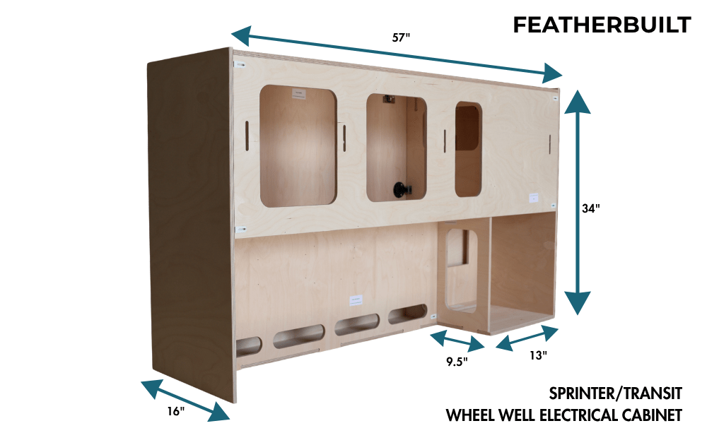 Sprinter Wheel Well Electrical Cabinet