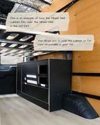 Transit Wheel Well Water Cabinet