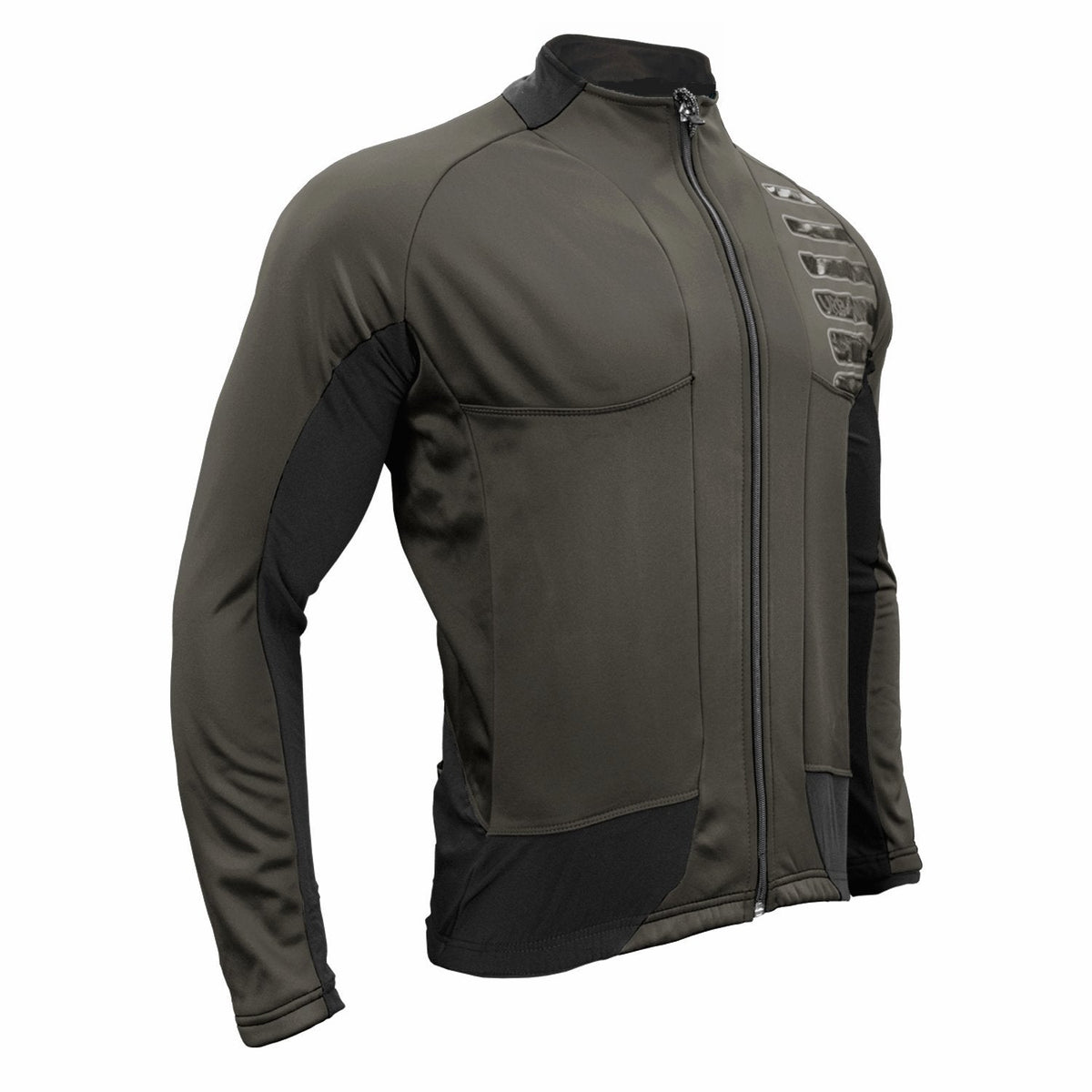 Urban Cycling Reflector Winter Softshell Cycling Jacket – Windproof, Water-Resistant, High-Visibility