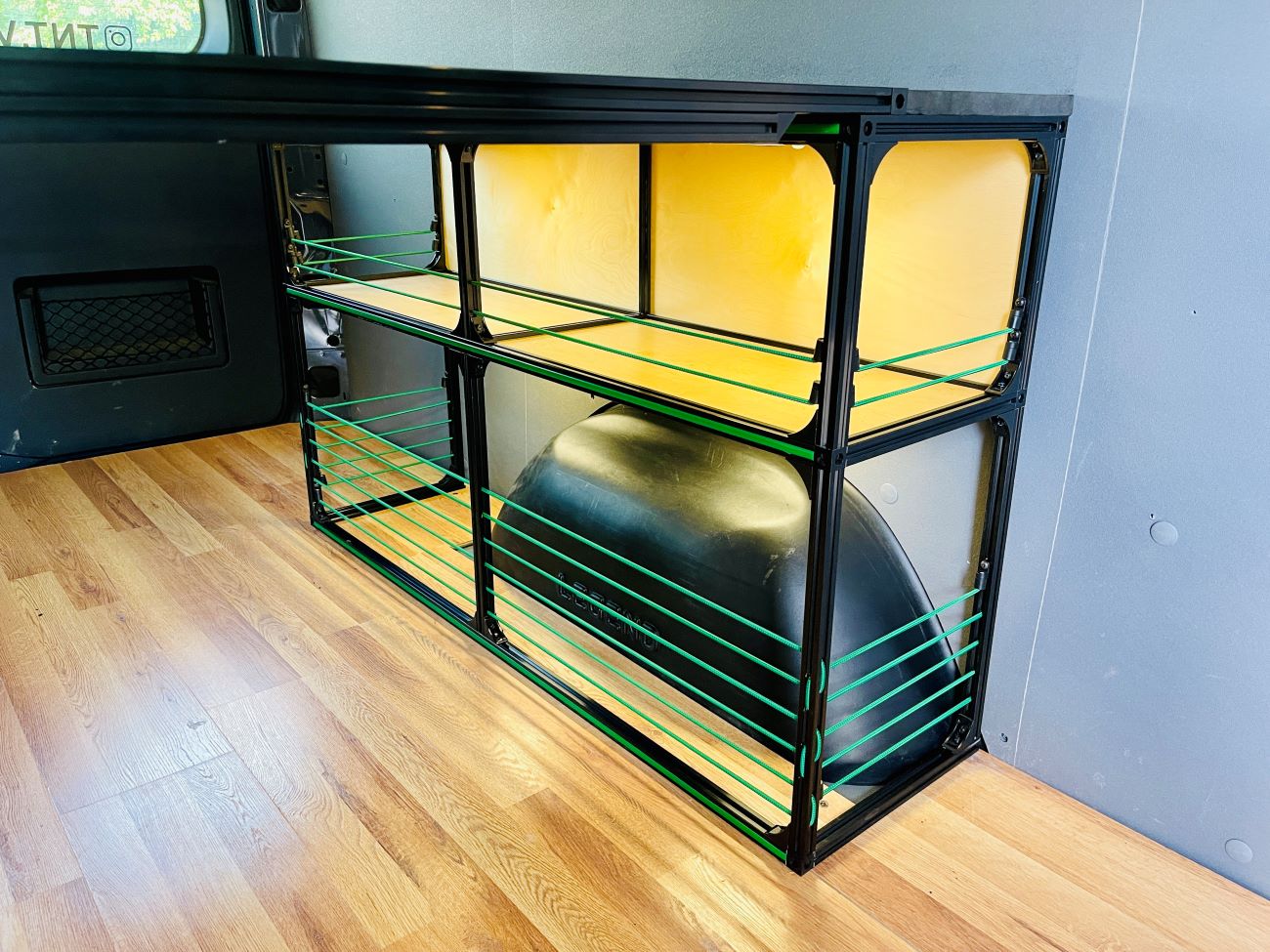 Van Bed 48" & Shelving | Camper Van Conversion DIY Kit