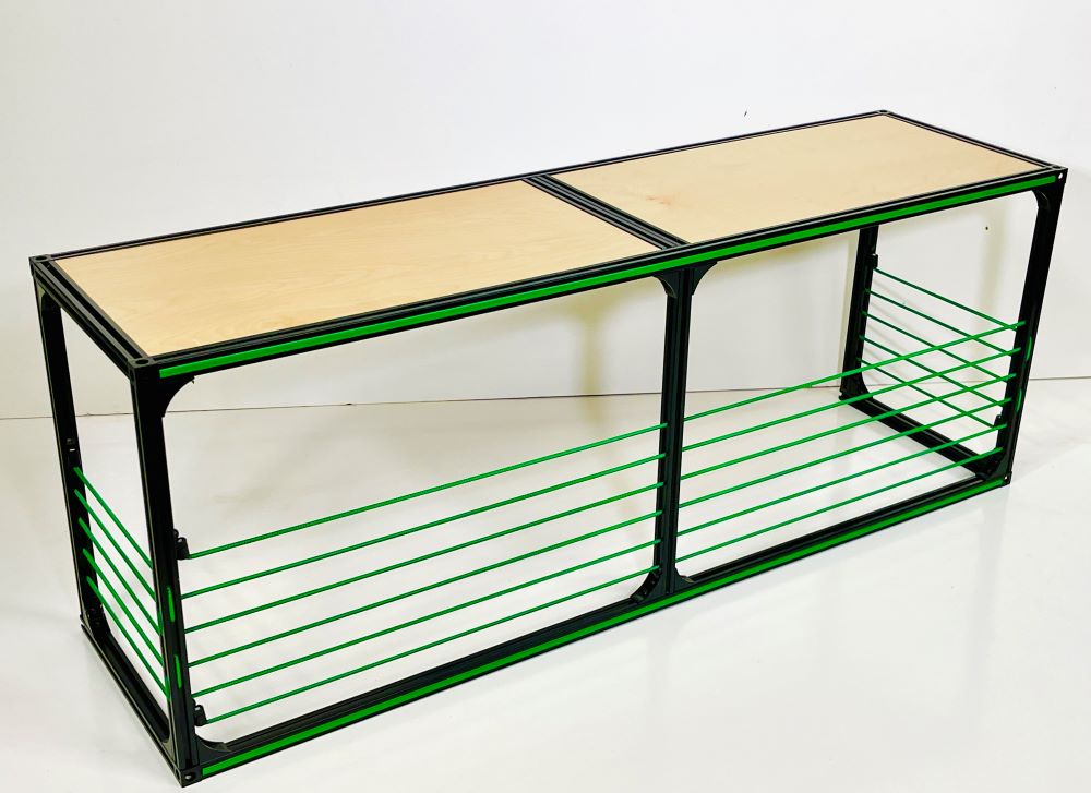 Van Wheel Well Bench Storage - Camper Van Conversion DIY Kit