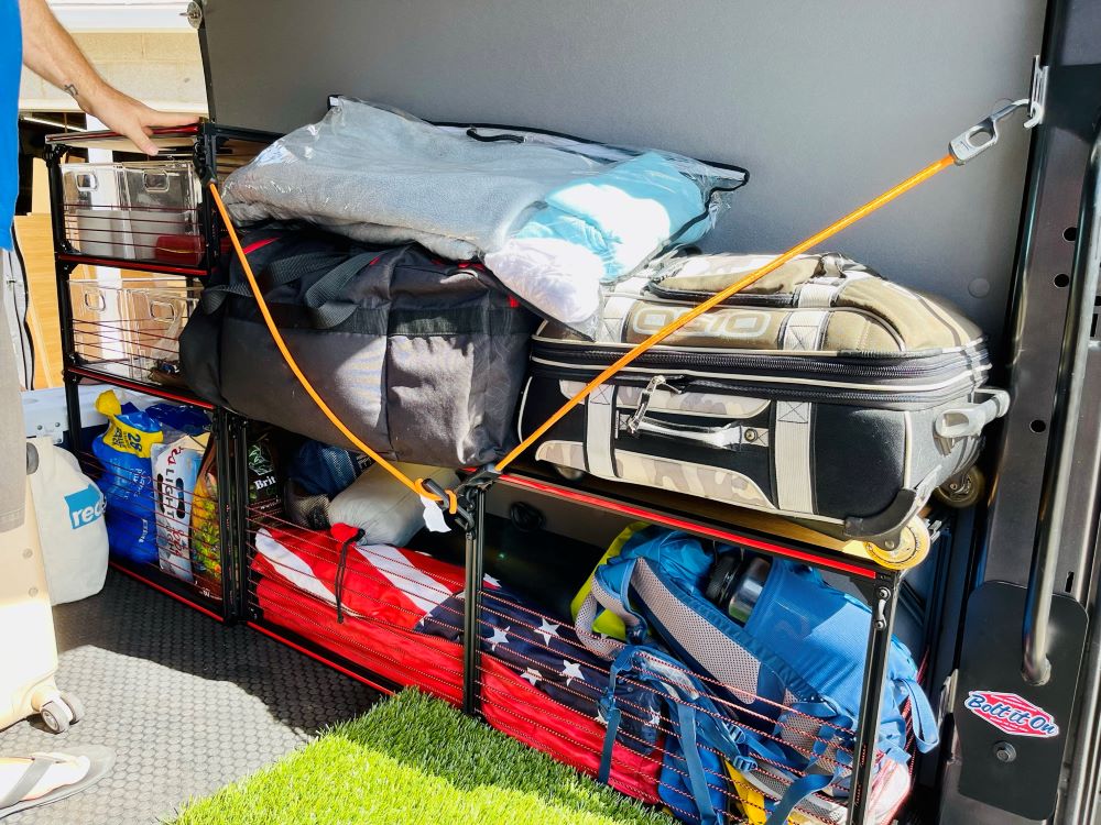 Van Wheel Well Bench Storage - Camper Van Conversion DIY Kit