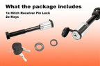 Hitch Receiver | CRAVOT with M16 Thread Locking Release Pin